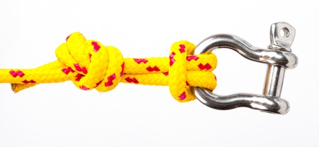 marine knot isolated on white