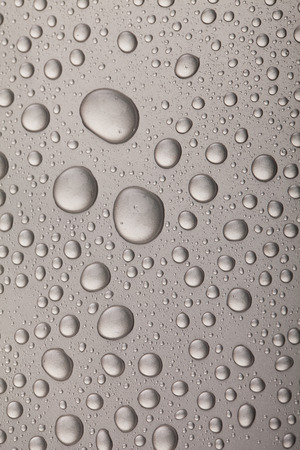 metalic water drops backgroundの写真素材