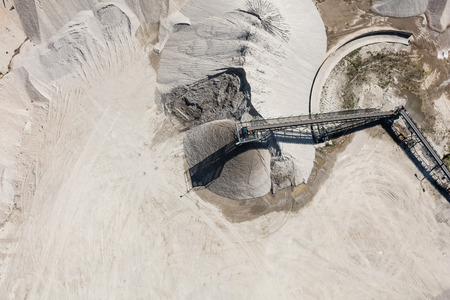 sand and stone processing plant in Poland