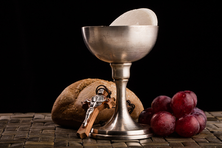Christian communion compositionの写真素材