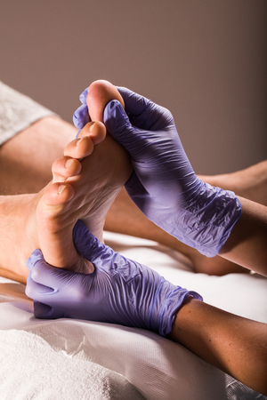 Deep tissue  body massage therapyの写真素材