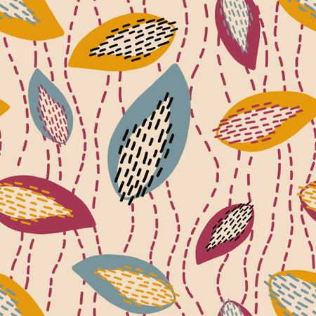 Trendy abstract square art templates with floral elements. Suitable for textiles, wrapping paper...