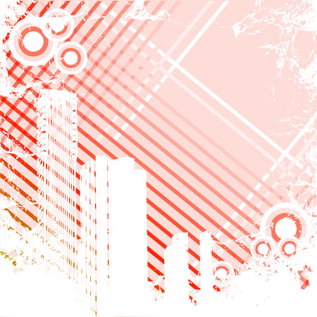urban grungy vector background in retro styleのイラスト素材