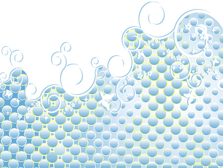 abstract vector background with plants,butterflies and copy spaceのイラスト素材