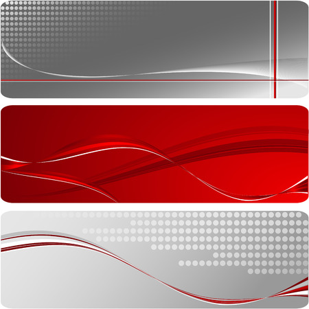 set of vector abstract banners . Elements for designのイラスト素材