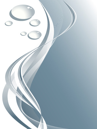 abstract vector background  with water drops and  copy spaceのイラスト素材