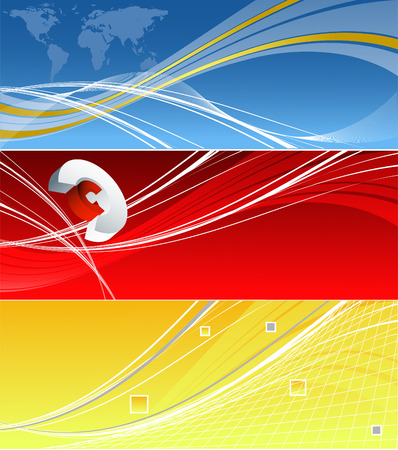 set of abstract  templates. Elements for designのイラスト素材