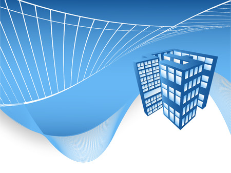 abstract  template for real estate or construction company with copy spaceのイラスト素材