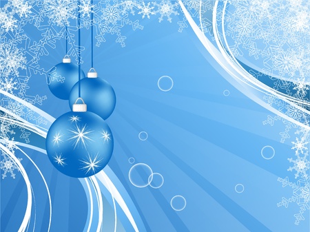 elegant vector background with snowflakes and decoration. のイラスト素材