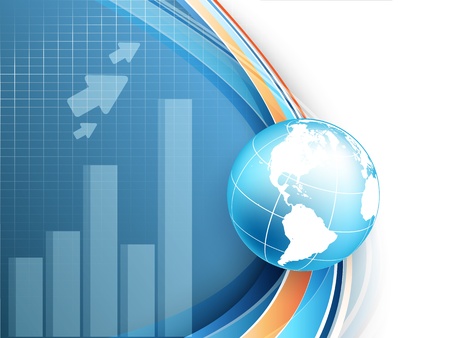 abstract  growth statistic financial frame. のイラスト素材