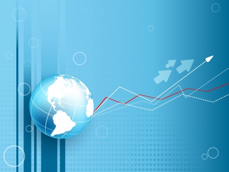 vector statistic backdrop のイラスト素材