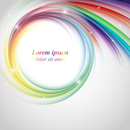 colorful vector rainbow backdrop with copy space. Eps10のイラスト素材