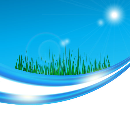 vector abstract floral background with copy space. Eps10のイラスト素材