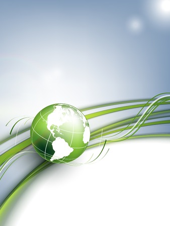 abstract vector background with globe. Eps10 colorful designのイラスト素材