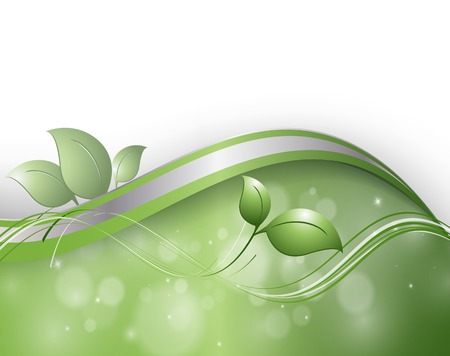 floral environmental frame with copy space. のイラスト素材