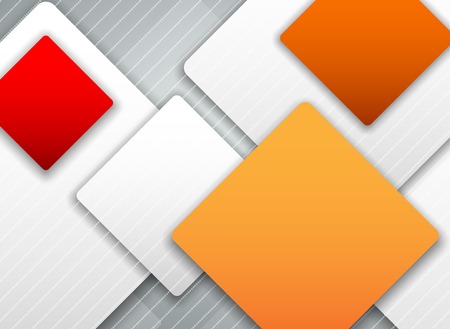 Abstract Vector Overlapping Squares Background. Eps10のイラスト素材