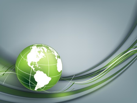 abstract vector background with globe. Colorful designのイラスト素材