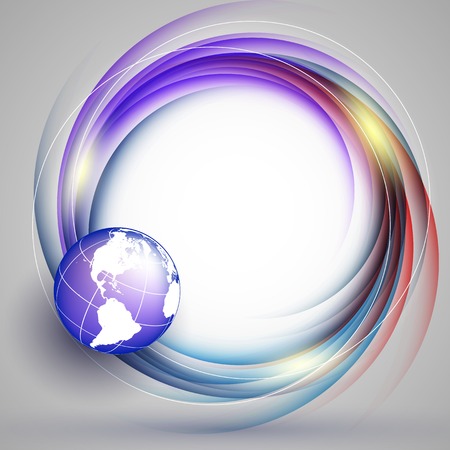 abstract vector background with wavy lines. Eps10のイラスト素材