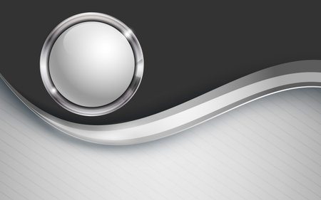 abstract modern vector background with web button. Eps10のイラスト素材