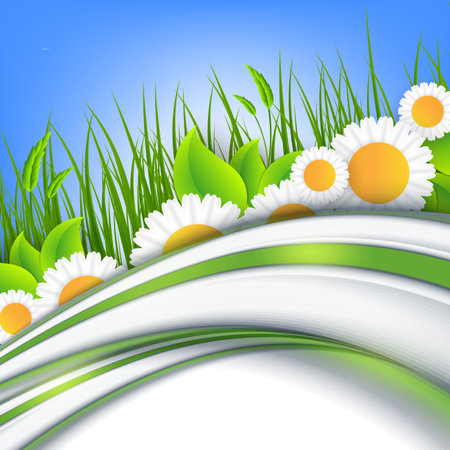 abstract environmental summer vector background . Eps10のイラスト素材