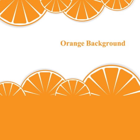 orange vector background with copy space. Eps10のイラスト素材