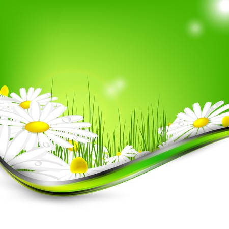 abstract  bright summer vector background with copy space . のイラスト素材