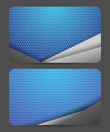 colorful business card template with copy space. Eps10のイラスト素材