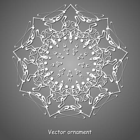 abstract vector ornamental lace. Elements for design.のイラスト素材