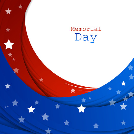 Memorial Day background. Holiday colorful design.のイラスト素材