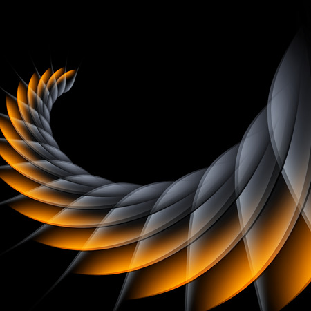 Bright vector background. Wavy lines, elements for design. Vector elements for presentations, brochures, annual reports.のイラスト素材