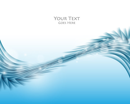 Bright vector background. Wavy lines, elements for design. Vector elements for presentations, brochures, annual reports.のイラスト素材