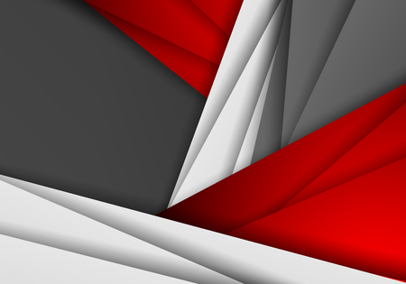 Unusual modern material design vector background. Geometric shapes.のイラスト素材