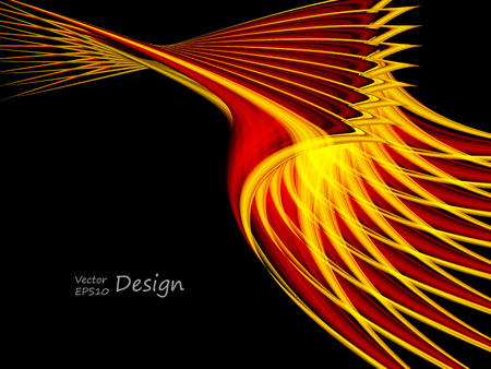 abstract bright vector background with copy space.のイラスト素材