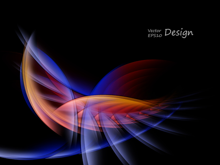 abstract bright vector background with copy space.のイラスト素材