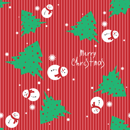 Seamless Christmas vector pattern for wallpaper, wrapping, patterns, greetings, Christmas and New Year cards.のイラスト素材