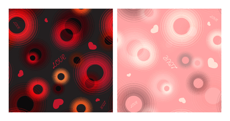 Valentines day  seamless backgroundのイラスト素材