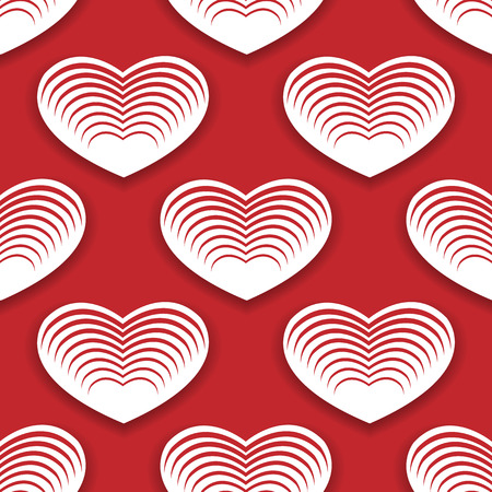 Valentines day vector seamlessのイラスト素材