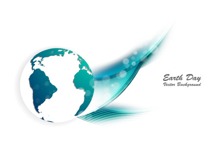 Earth day vector backgroundのイラスト素材