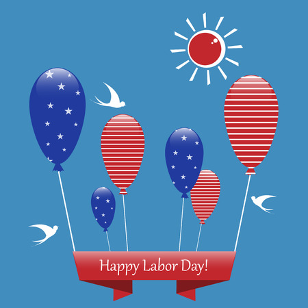 Happy labor dayのイラスト素材