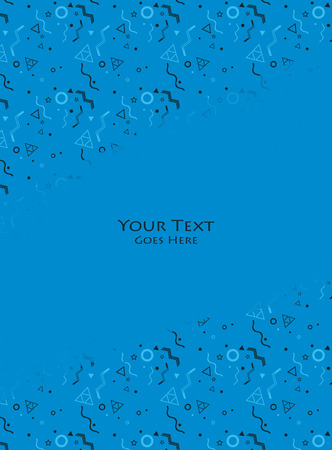 memphis style vector designのイラスト素材