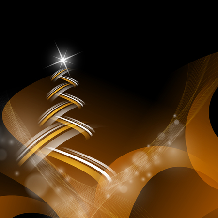 Christmas vector background on plain background.のイラスト素材