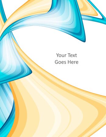 vertical modern templateのイラスト素材