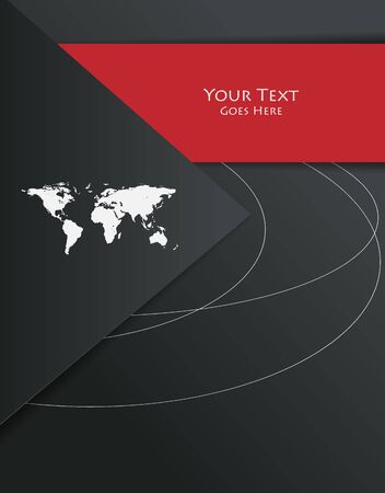 vertical modern templateのイラスト素材