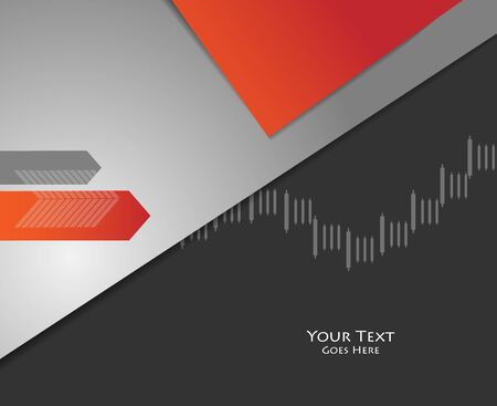 vertical modern templateのイラスト素材