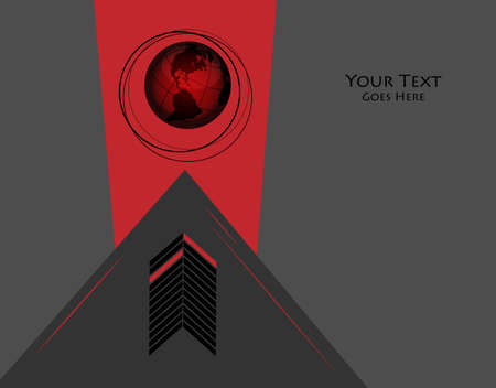 Bright vector modern design template. Annual report elements for your work. Colorful layout, magazine, brochures template with transparent globe. Eps10のイラスト素材