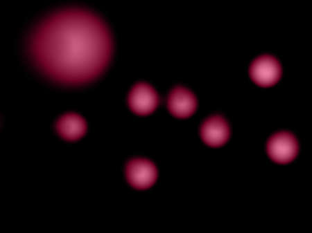 bokeh gentle pink light on black background overlayの写真素材