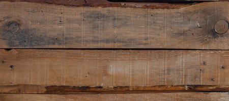 Wooden background. Dark brown wooden planksの写真素材