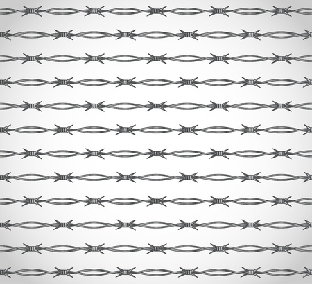 Barbed wire  Seamless background  のイラスト素材
