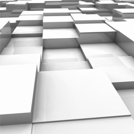 White brick wall, with random height bricksのイラスト素材