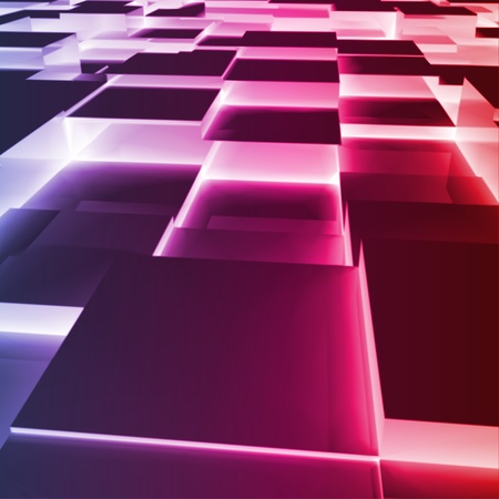 Abstract violet Square Box  Vectorのイラスト素材